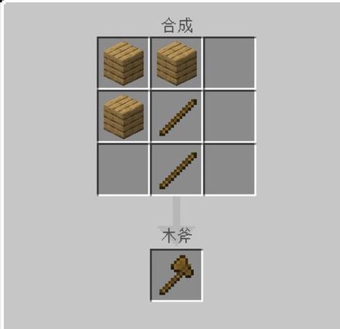 我的世界木斧头怎么做[图2]